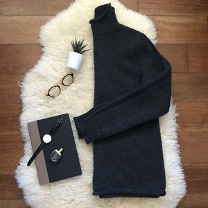 J. Crew always 100% Lambswool Rollneck sweater
